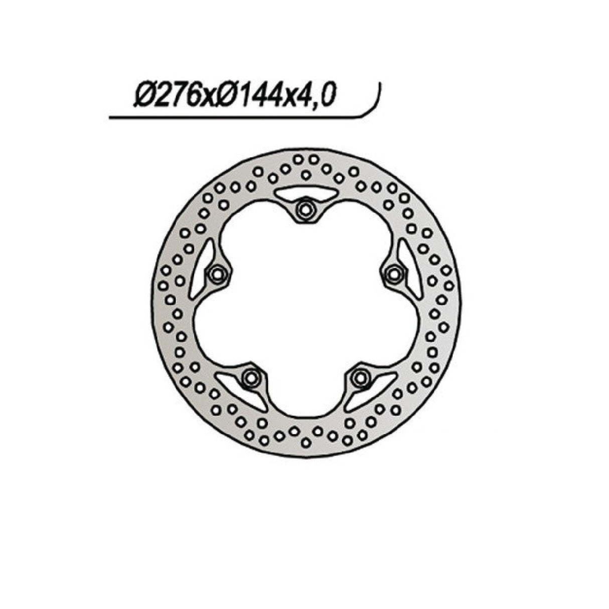 NG 1092 Bremsscheibe HONDA CBF (MC35A) 250 CC 04/07