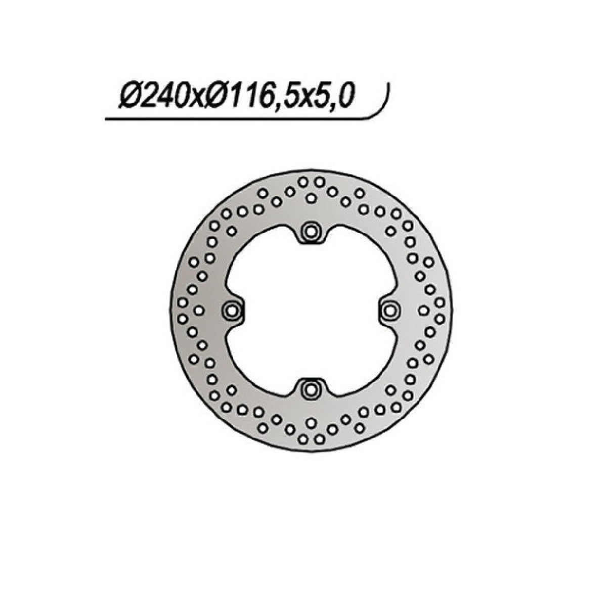 NG 1095 Bremsscheibe HONDA CBF (PC39) 500 CC 04/06