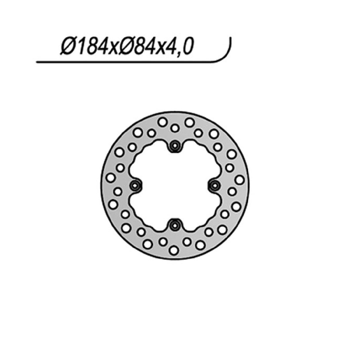 NG 1108 Disco Freno KAWASAKI KX RA 80 CC 84/96