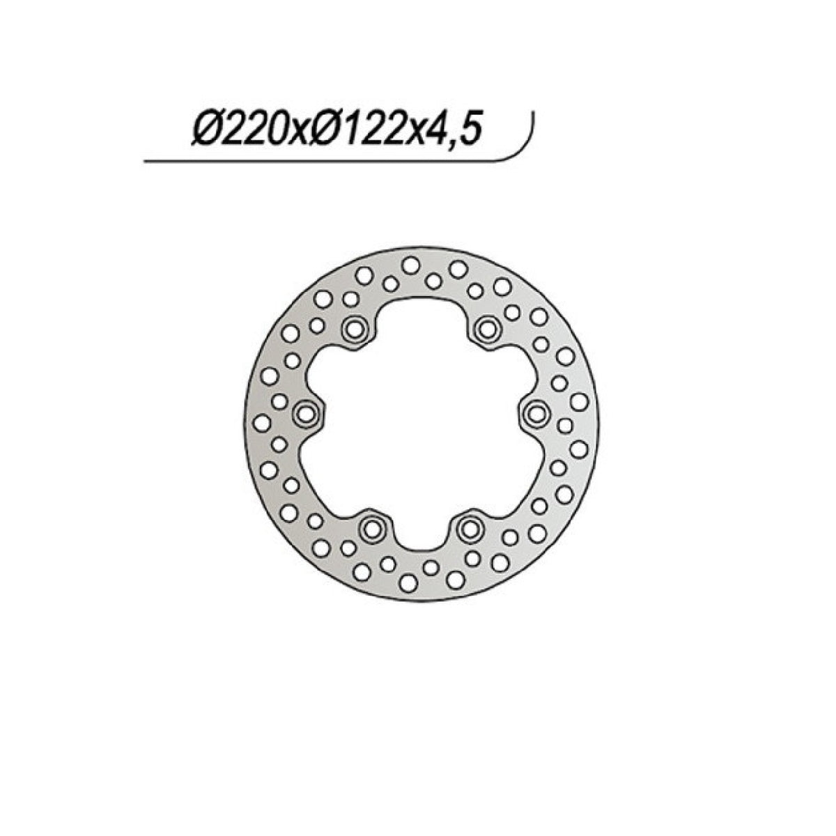NG 1119 Bremsscheibe HONDA CR R 125 CC 85/88