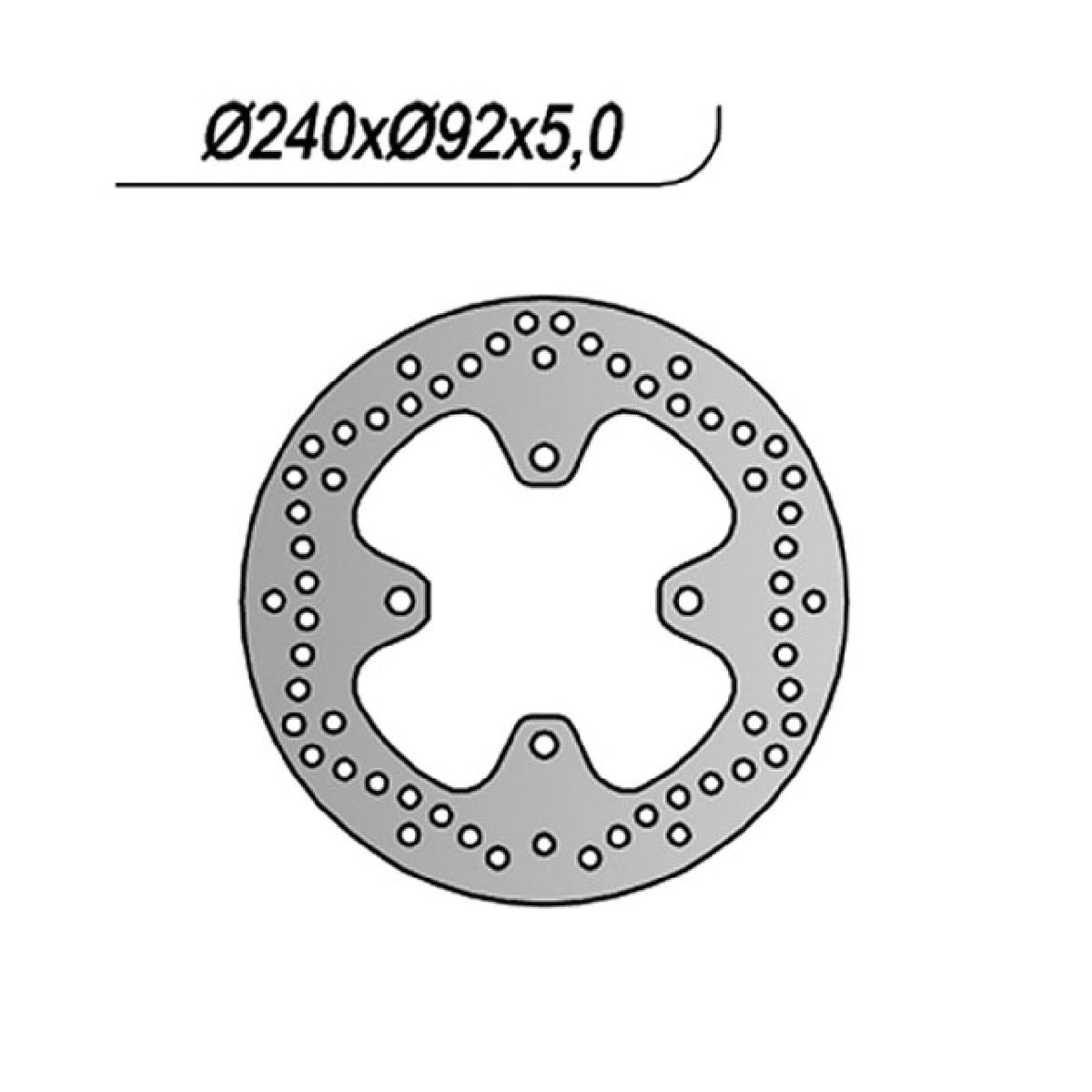 NG 1124 Disco de freno MBK Kilibre 300 CC 03