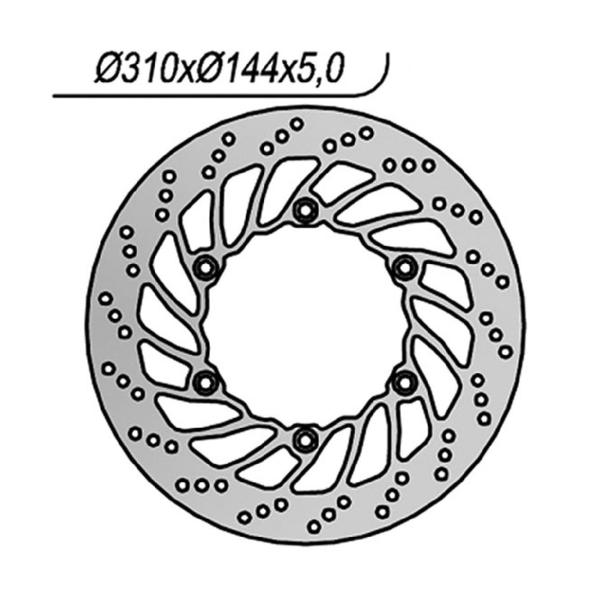 Disco de freno NG 1163 TRIUMPH America (T908M) 790 CC 03/06