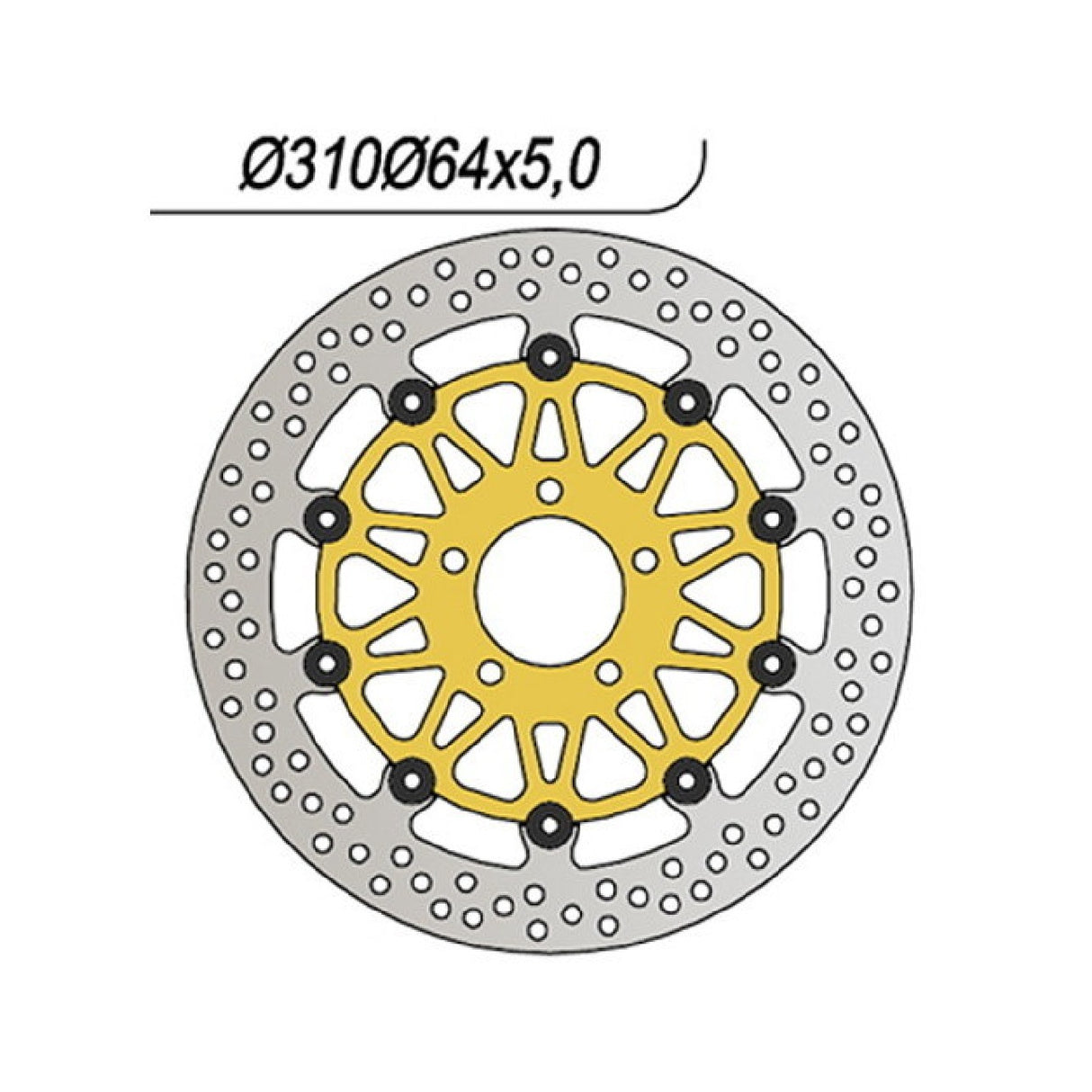 NG 120 Disco Freno SUZUKI GSF Bandit 250 CC 92/96