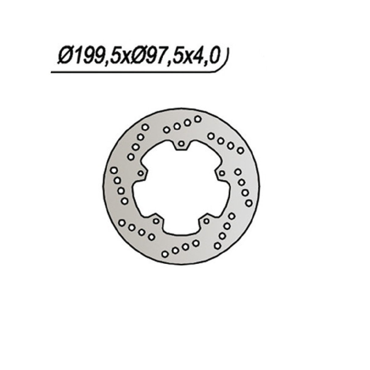 NG 130 Bremsscheibe MALAGUTI Centro SL / SL Kat. 50 CC 97/00