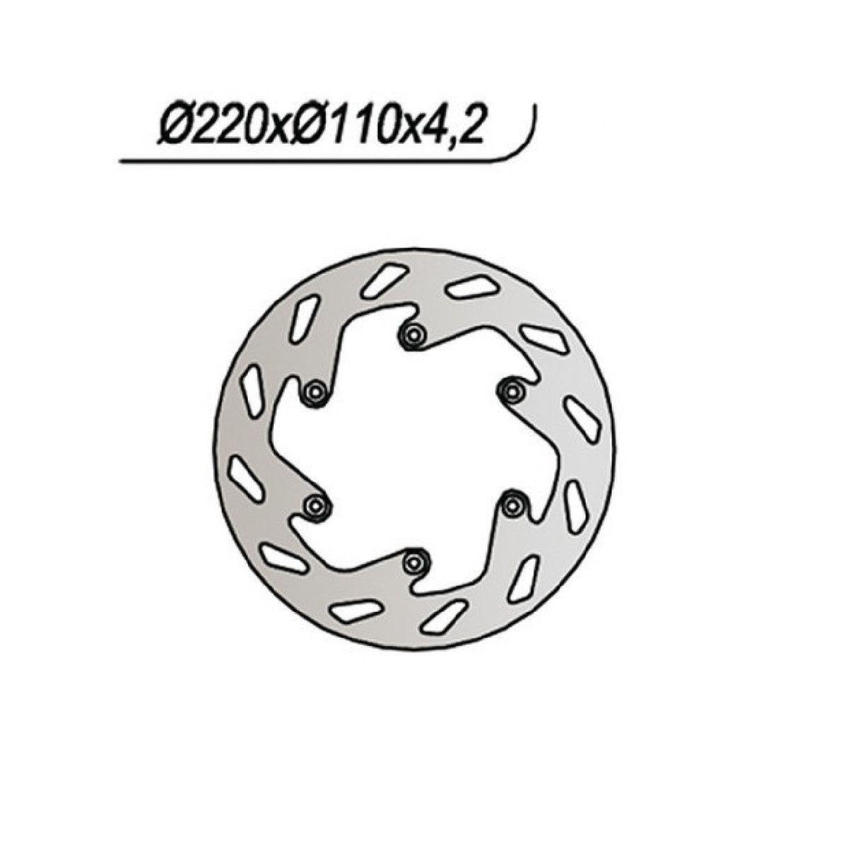 Disco de freno NG 141 KTM MX 2T 125 CC 88/93