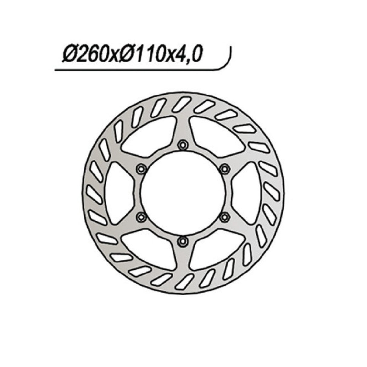 Disco de freno NG 159 BETAMOTOR ALP 4.0 4T 350 CC 03/05
