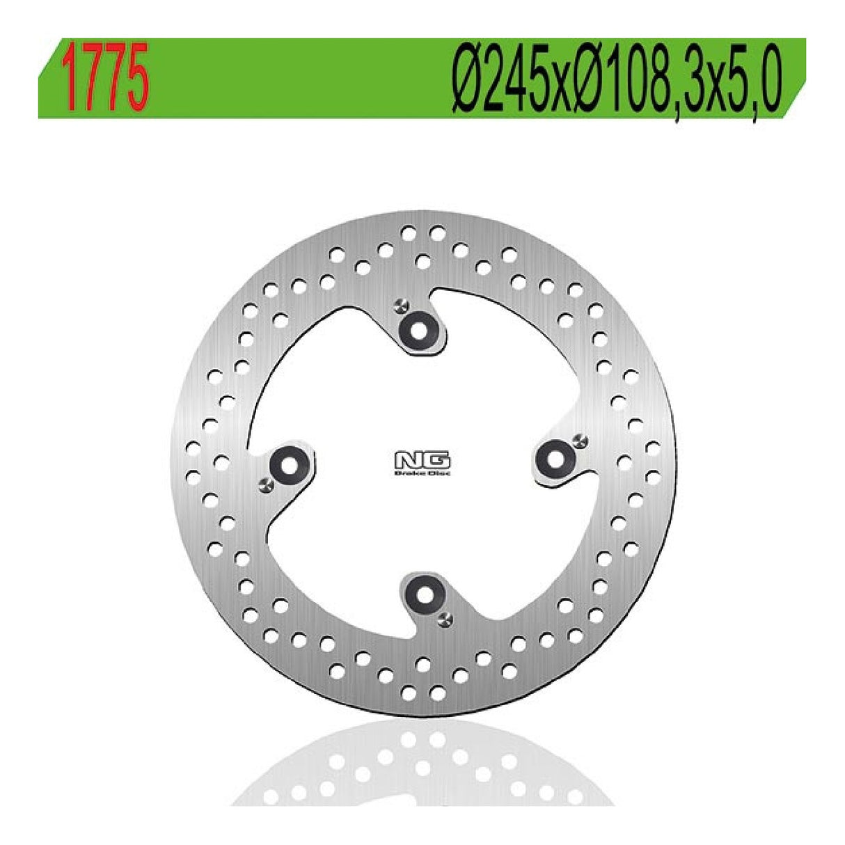 NG 1775 Bremsscheibe DUCATI Hypermotard 796 cm³ 09/12