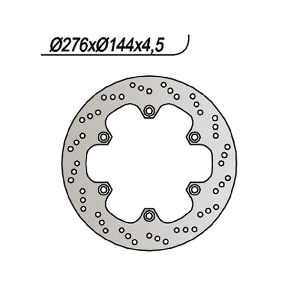 NG 208 Bremsscheibe HONDA XL V Transalp (PD06/PD10) 600 cm³ 87/96