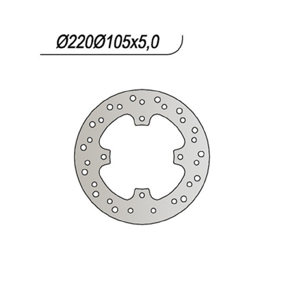NG 224 Brake Disc HONDA FMX (RD12) 650 CC 05/07