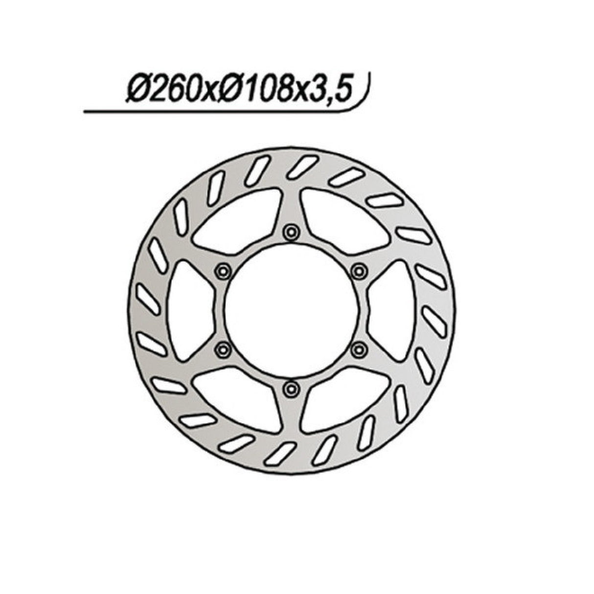 NG 341 Disco Freno RIEJU RJ Spike Supermotard 50 CC 01