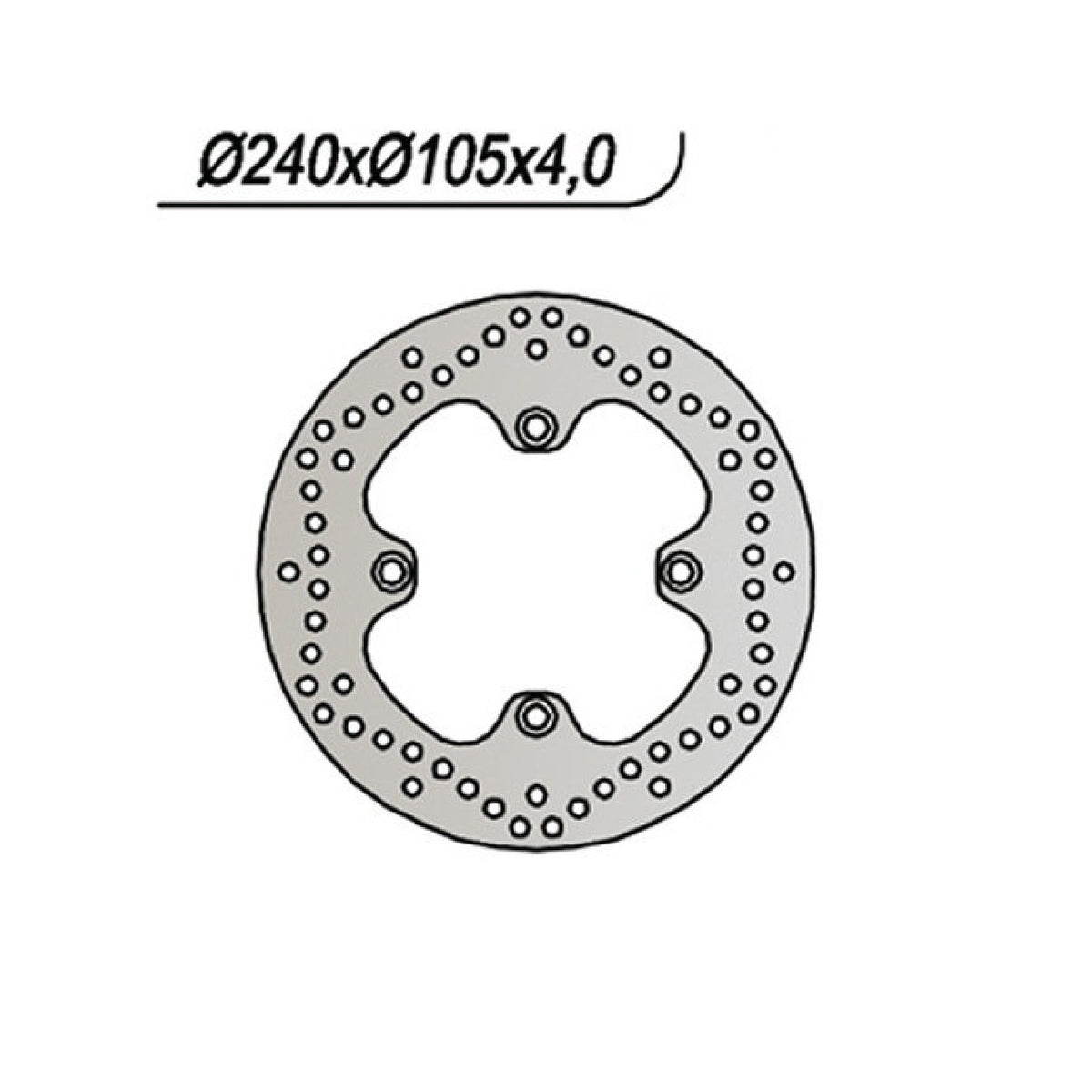 NG 364 Bremsscheibe HONDA FES Pantheon 2T (JF05) 125 CC 98/02