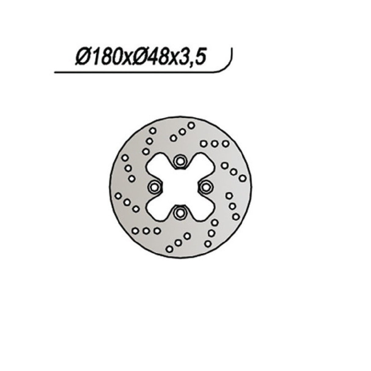 NG 393 Disco Freno MBK Booster Rocket 50 CC 96