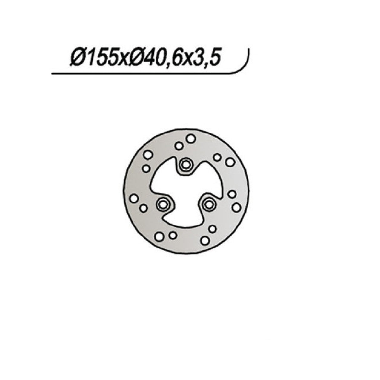 NG 406 Disco de freno ATALA Byte 50 CC 97/00