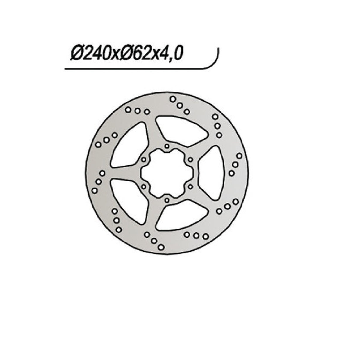 NG 437 Disco de freno HONDA CRM R 125 CC 00