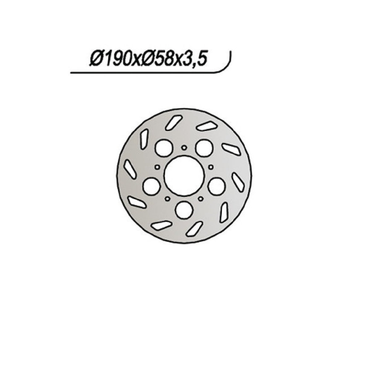 NG 444 Disco Freno DERBI Atlantis 4T 50 CC 04/06