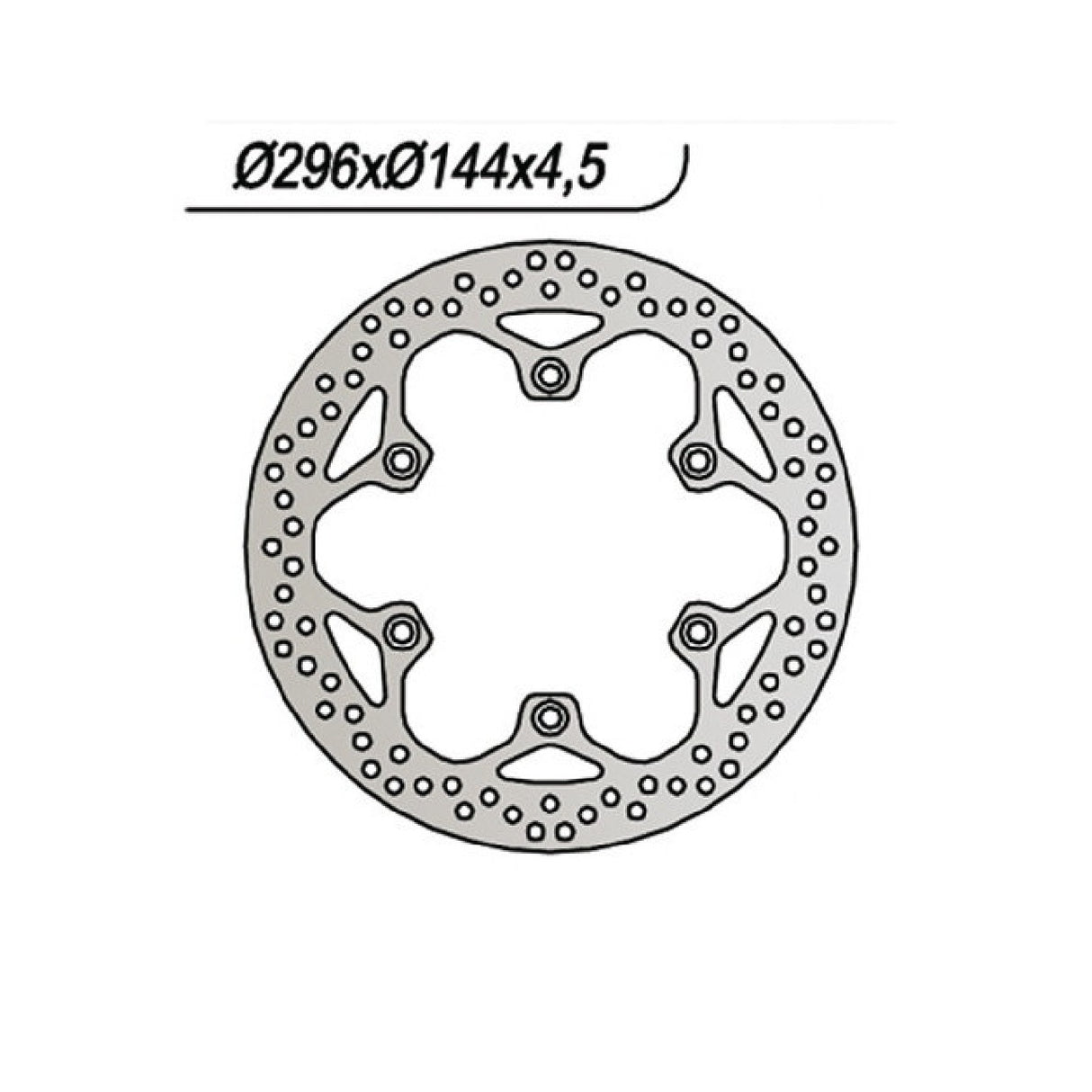 NG 456 Disco Freno CAGIVA Elefant AC (6B) 750 CC 93/95