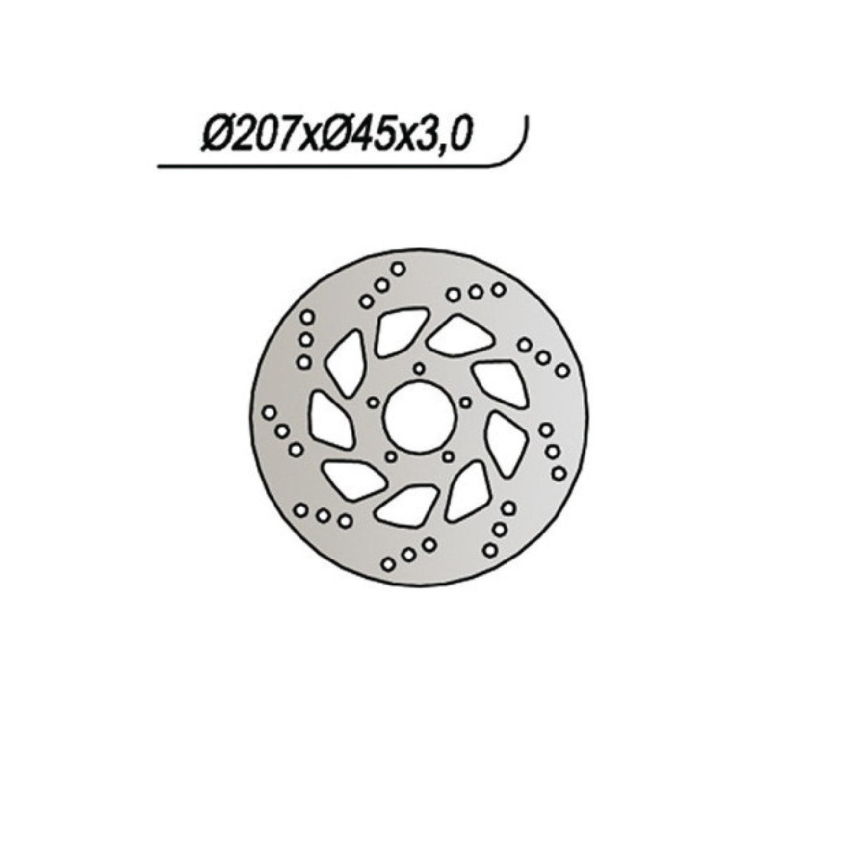 NG 600 Disco Freno ALFER Mini 50 CC 01/02