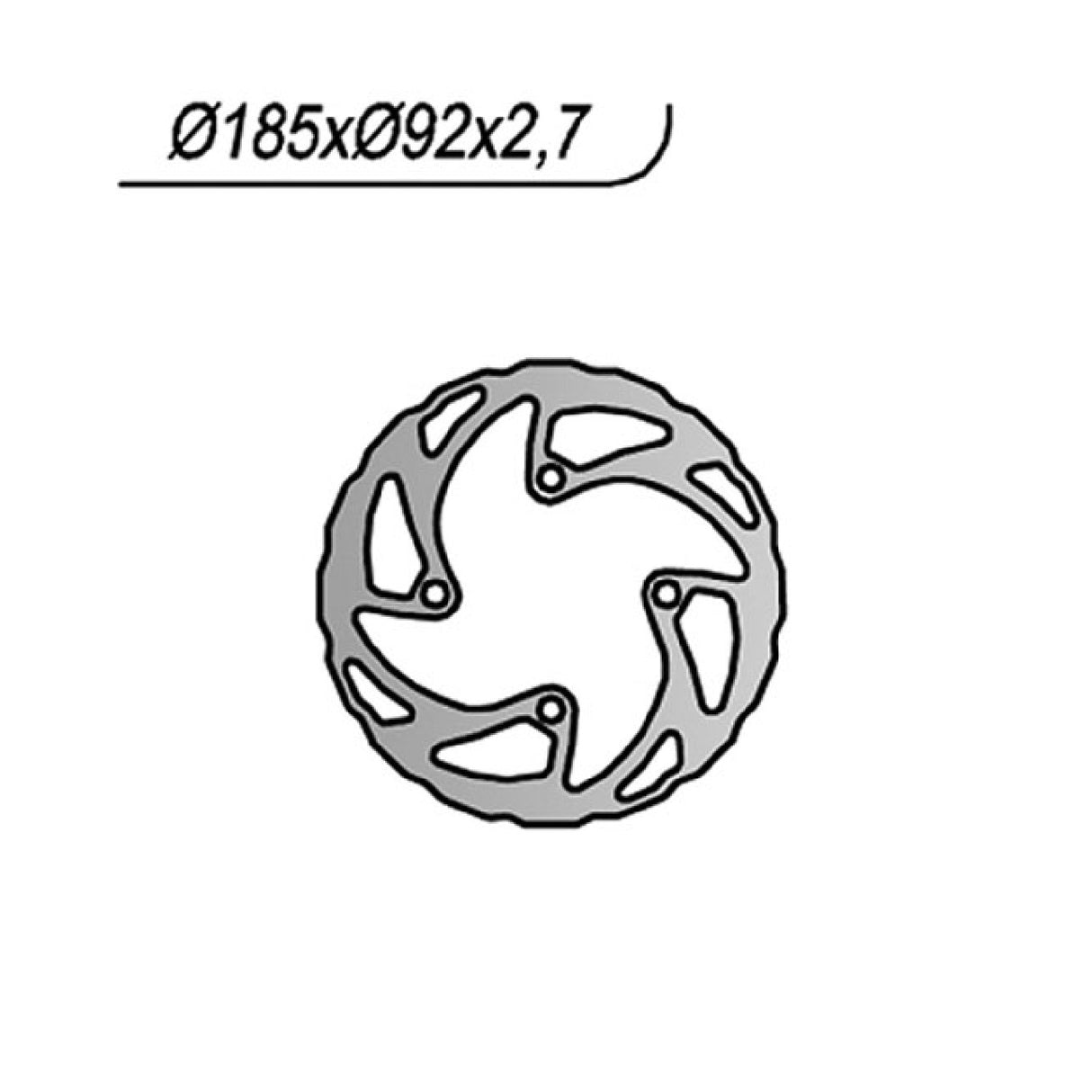 NG 626X Brake Disc BETAMOTOR EVO 2T 125 CC 09/11