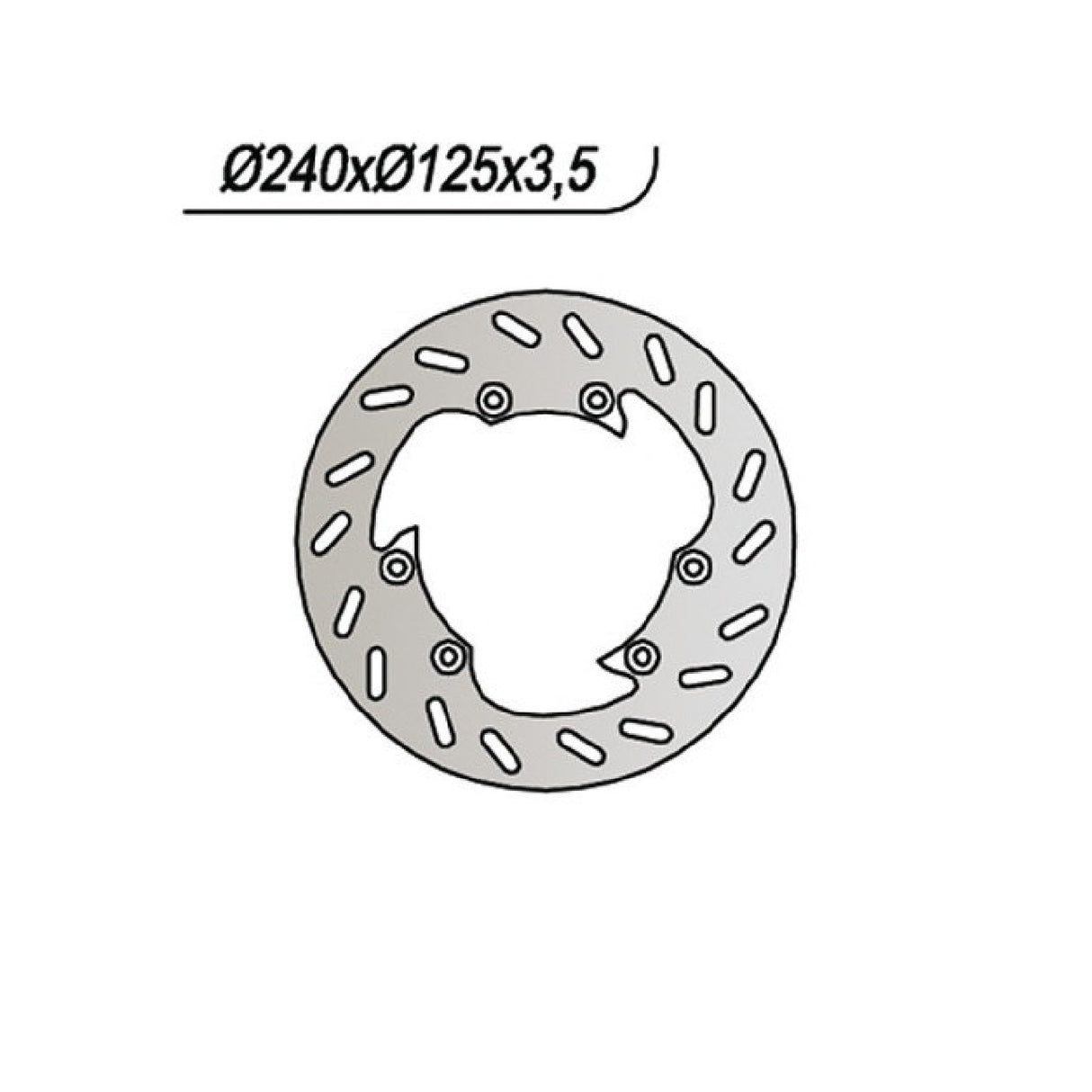 Disco de freno NG 659632 DERBI