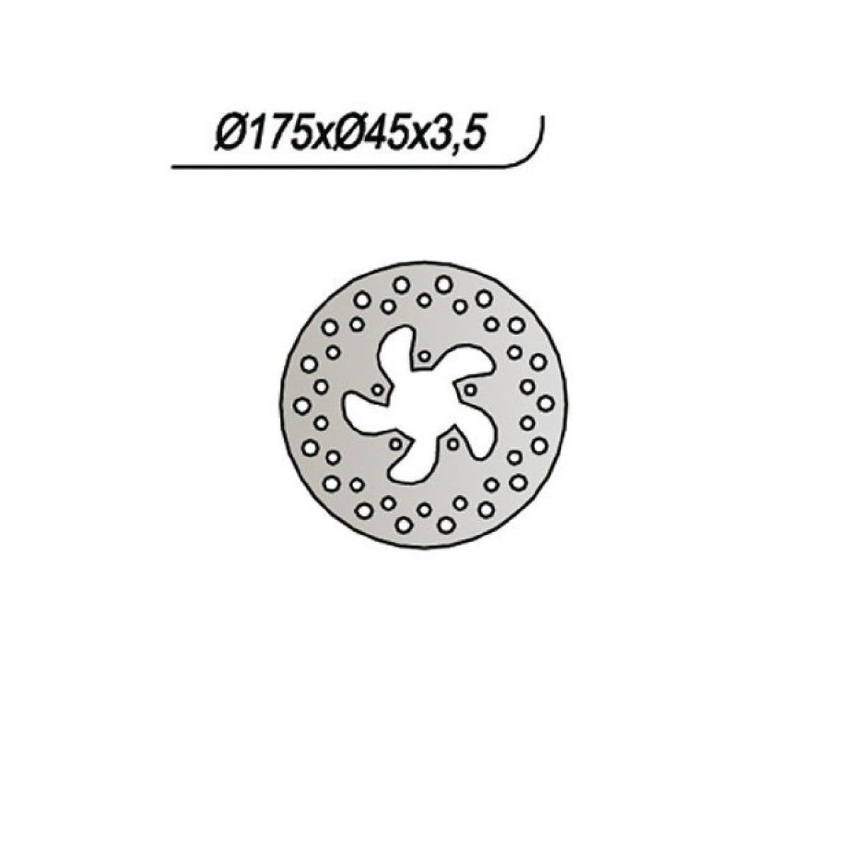 NG 646 Disco de Freno BETAMOTOR Rev 80 CC 02/03