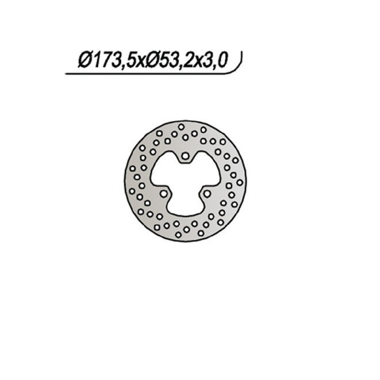 NG 651 Disco Freno HONDA TRX R Fourtrax (G/J/H/K) 250 CC 86/89