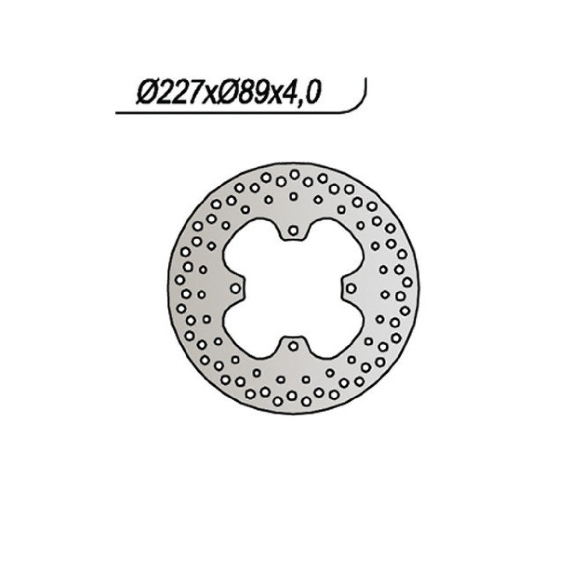 NG 652 Disco de Freno POLARIS 2X4 250 CC 90