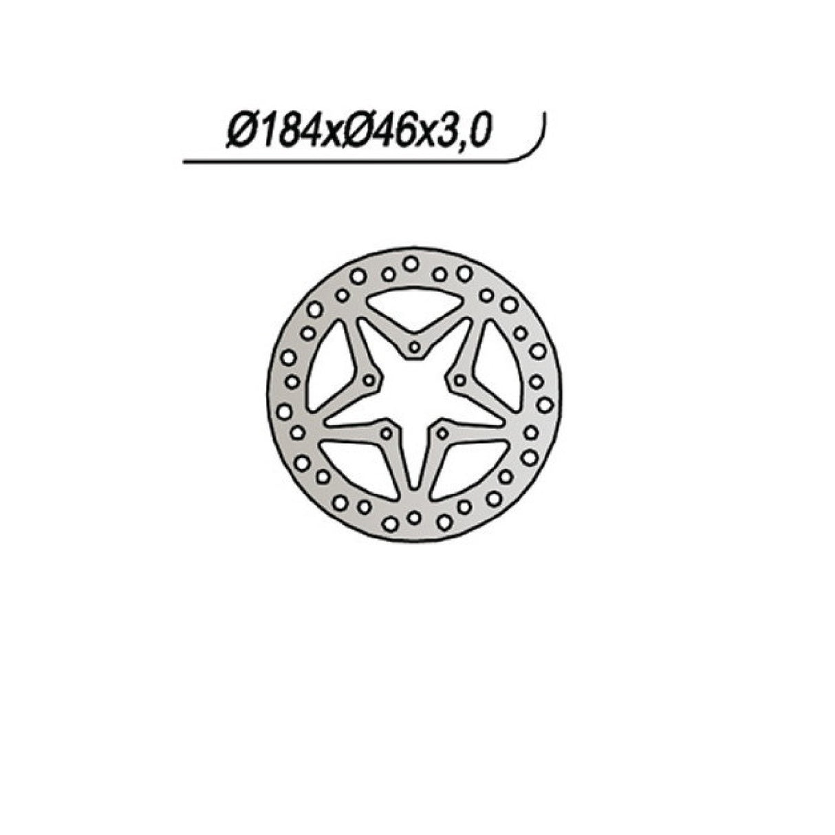 NG 668 Disco Freno HM Baja 10 / 10 Junior 50 CC 03/05