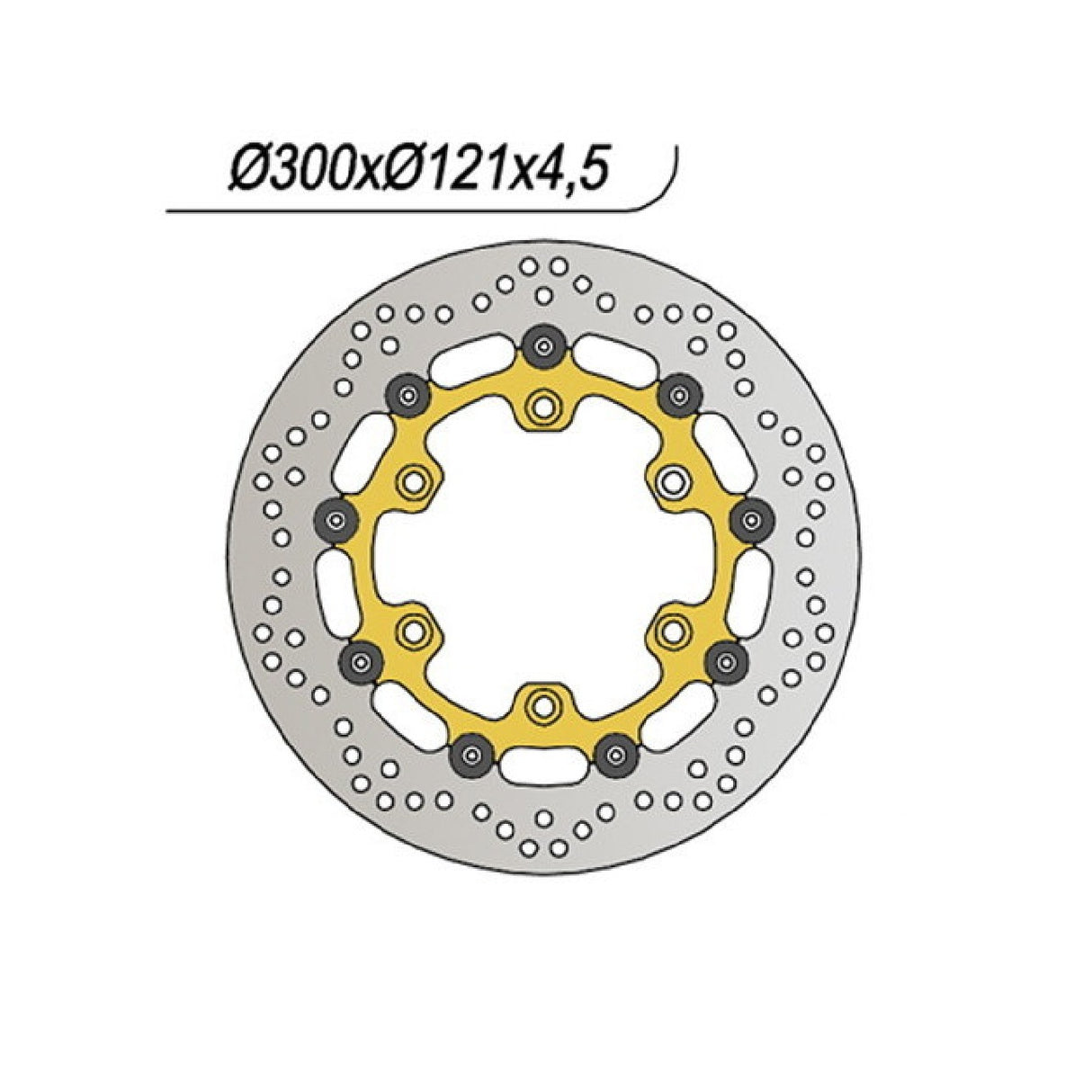NG 673 Disco Freno SUZUKI XF Freewind 650 CC 97/03
