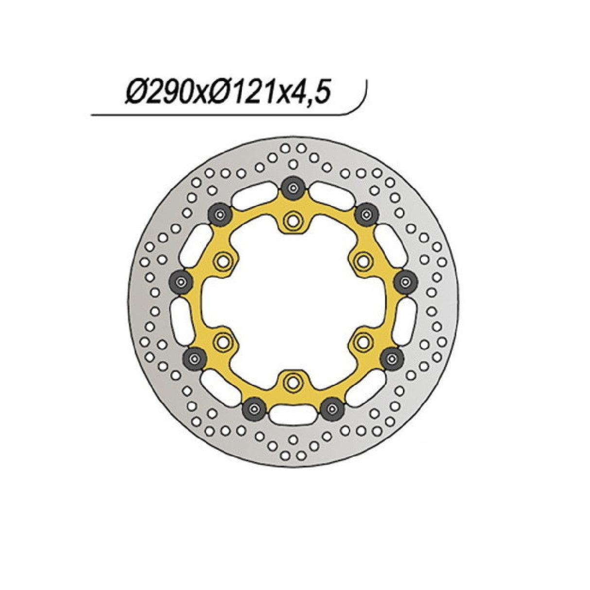 NG 674 Disco Freno SUZUKI DR SE (SP46A) 650 CC 96/98