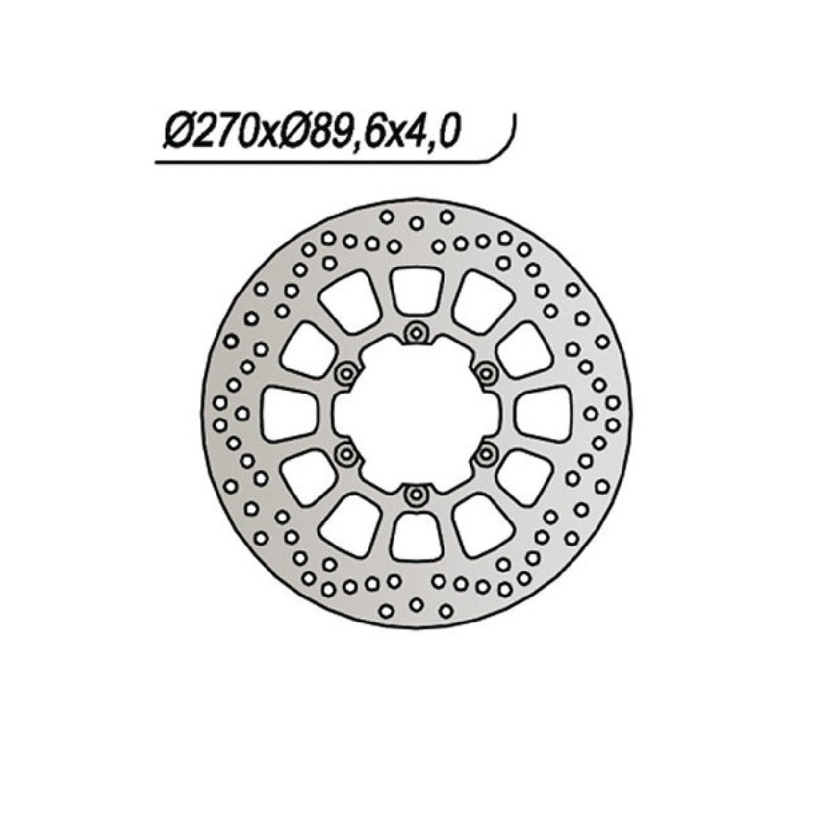 NG 686 Bremsscheibe MALAGUTI Passwort / Passwort E3 250 CC 05/07