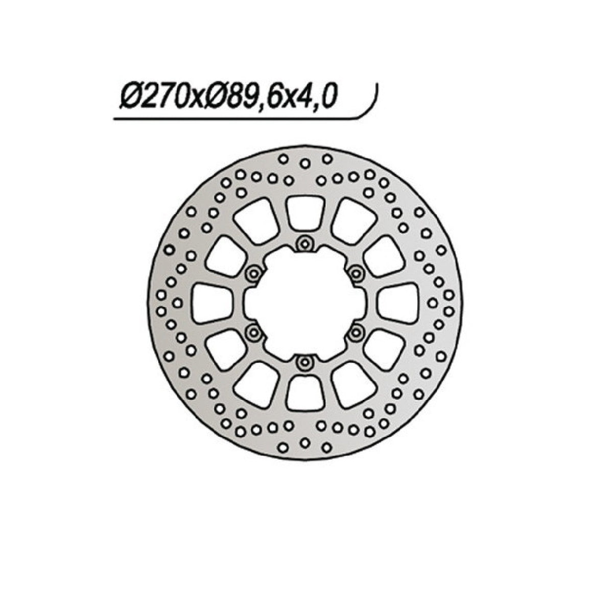 NG 686 Disco Freno MALAGUTI Password / Password E3 250 CC 05/07