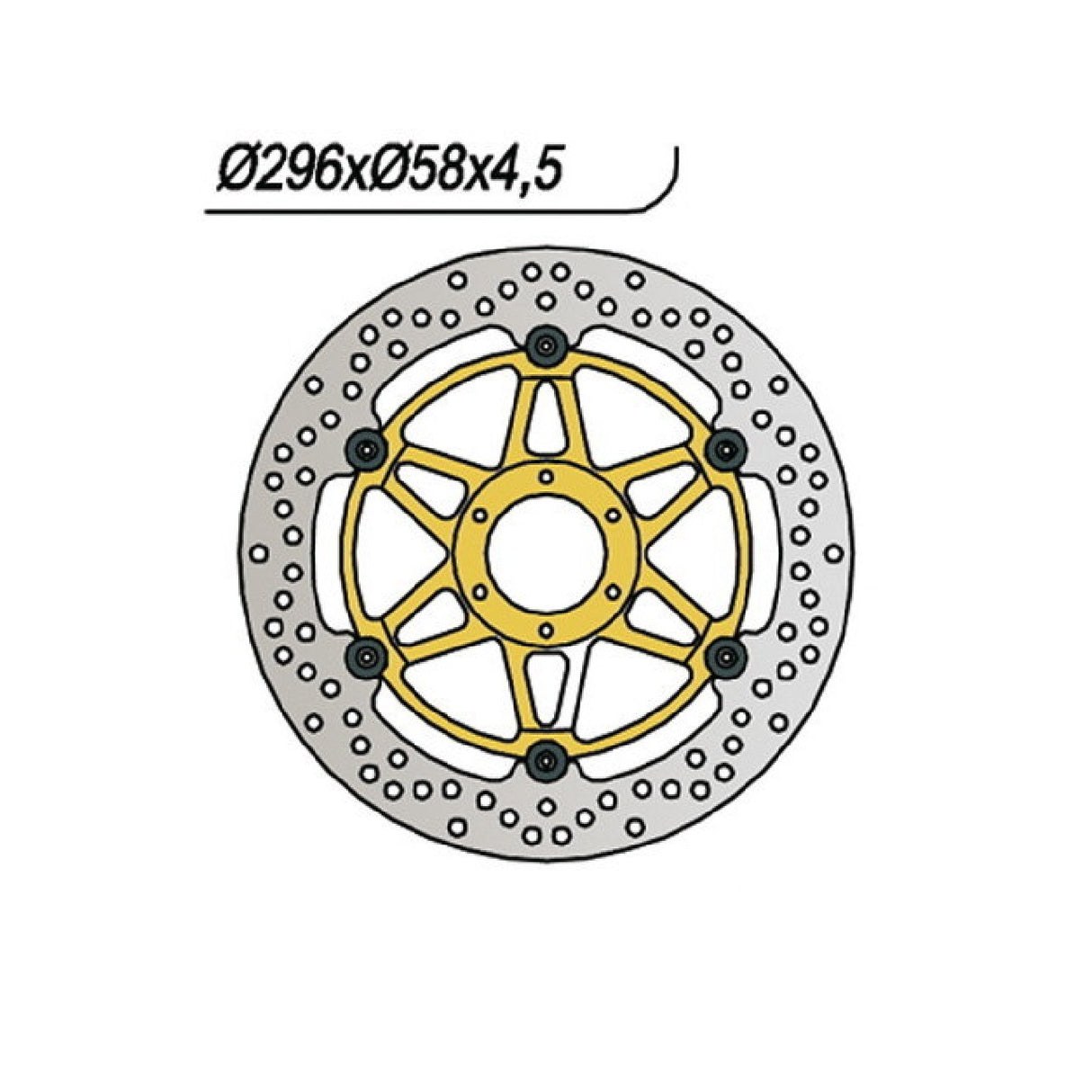 NG 693 Disco Freno HONDA CB F Hornet (PC34) 600 CC 00/02