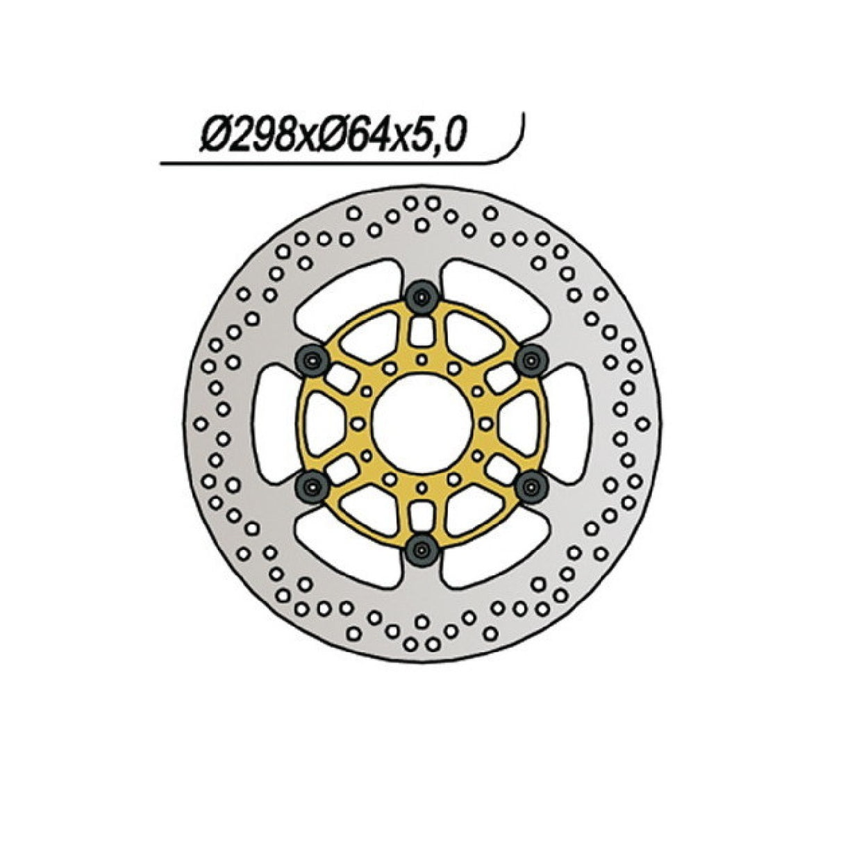 NG 696 Disco Freno YAMAHA XV Virago 535 CC 89/94