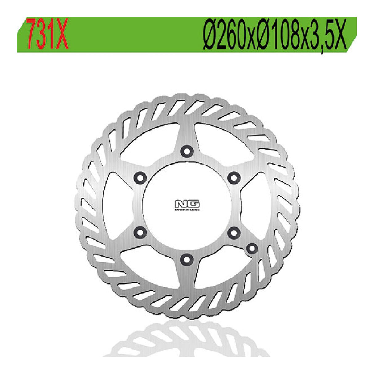 Disco de freno NG 731X GAS GAS EC 2T 125 CC 96/13