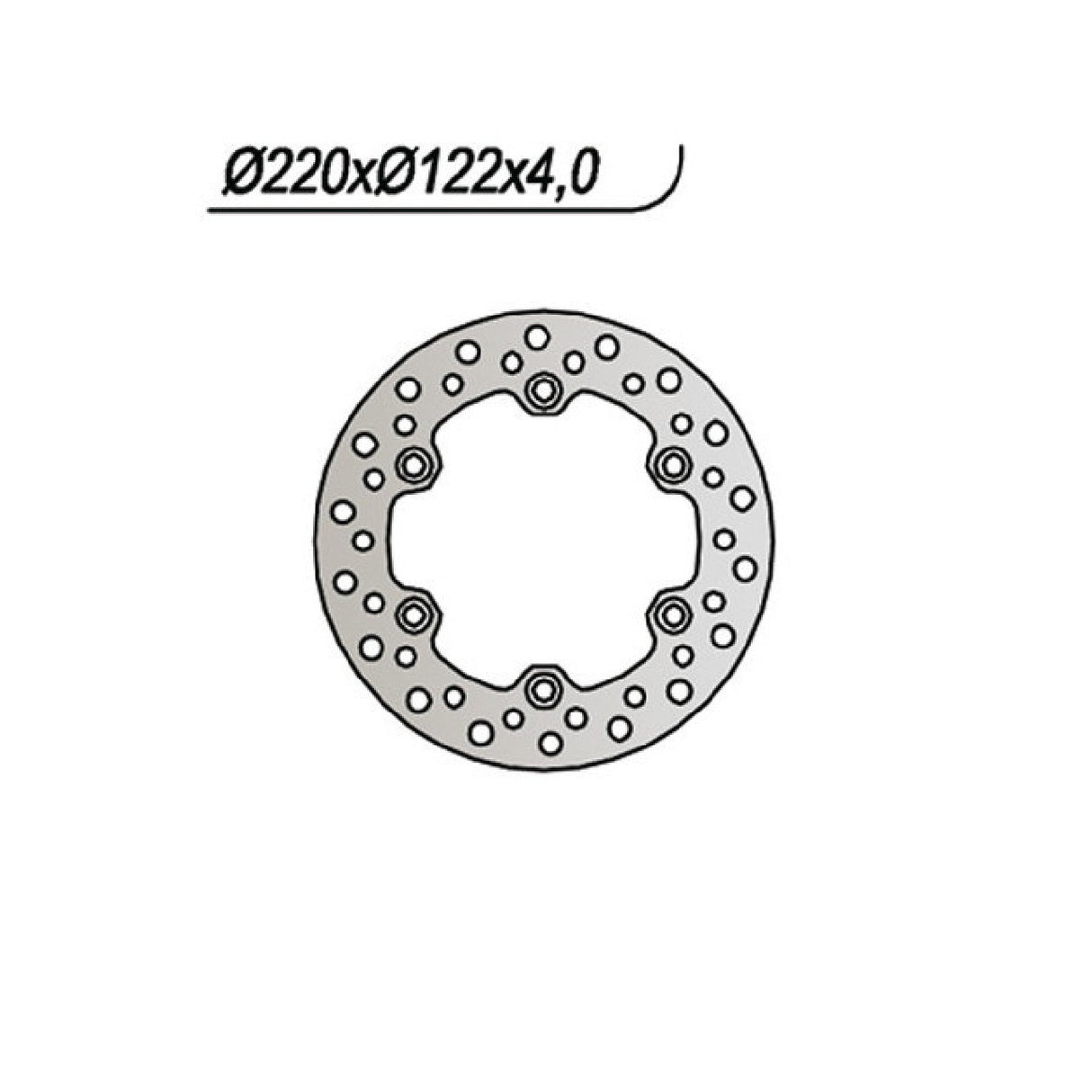 Disco de freno NG 761 HONDA