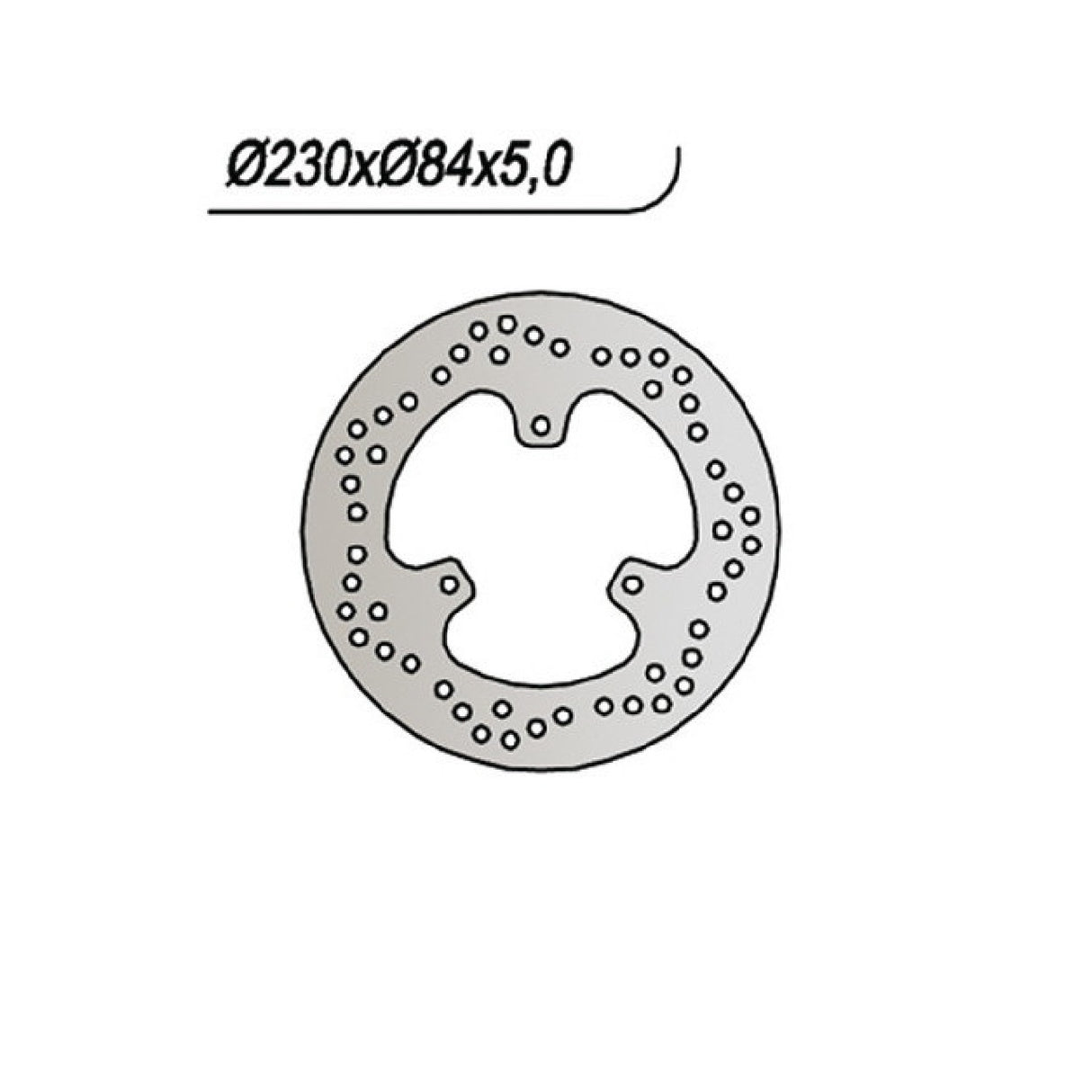 Disco de freno NG 779 YAMAHA YP Majesty DX (5DF) 250 CC 98/00