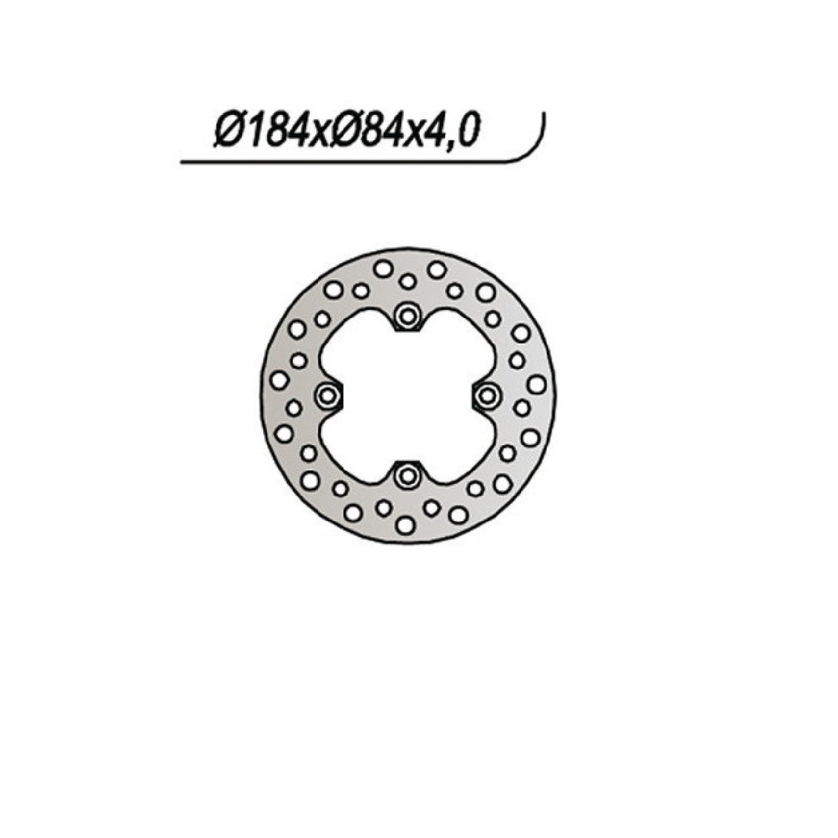NG 797 Bremsscheibe KAWASAKI KX RA 80 CC 97/00