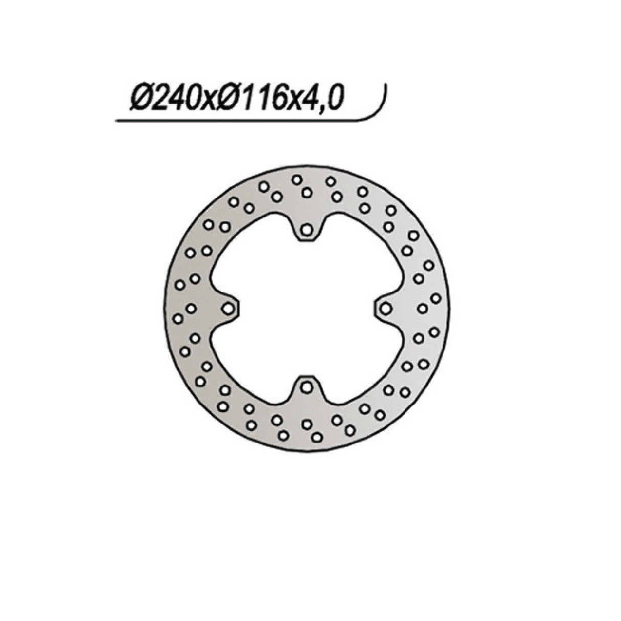 NG 799 Bremsscheibe KAWASAKI KX 125 CC 03/08