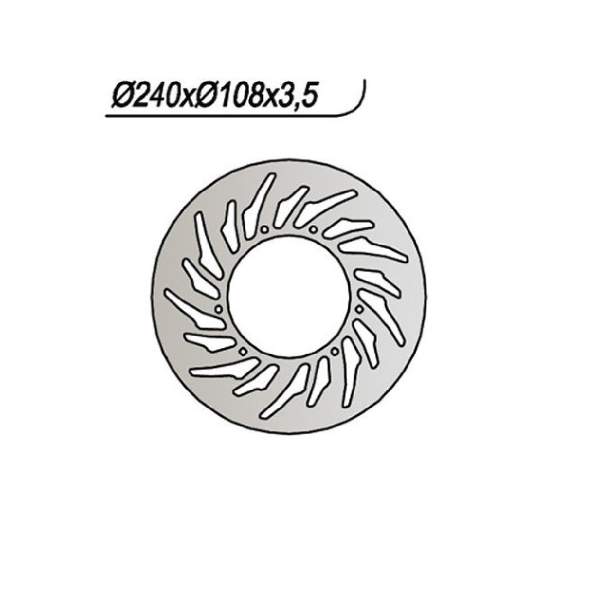 NG 837 Disco de freno BETAMOTOR RK6 Italia 50 CC 99/01