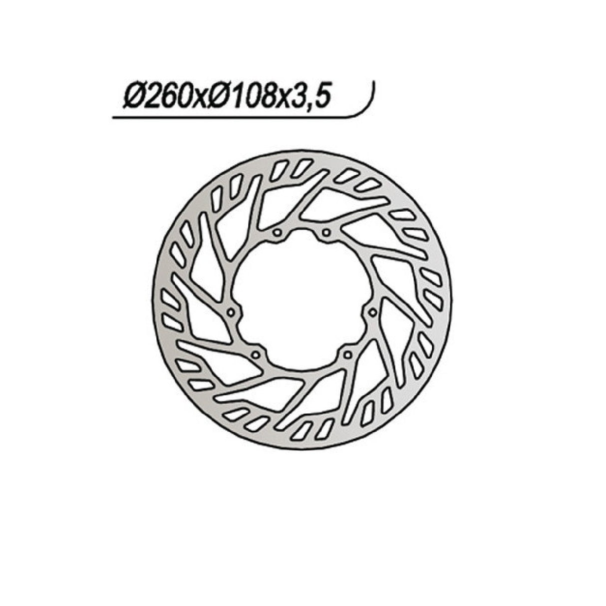 NG 840 Bremsscheibe DERBI Senda SR DRD Devil 50 CC 04