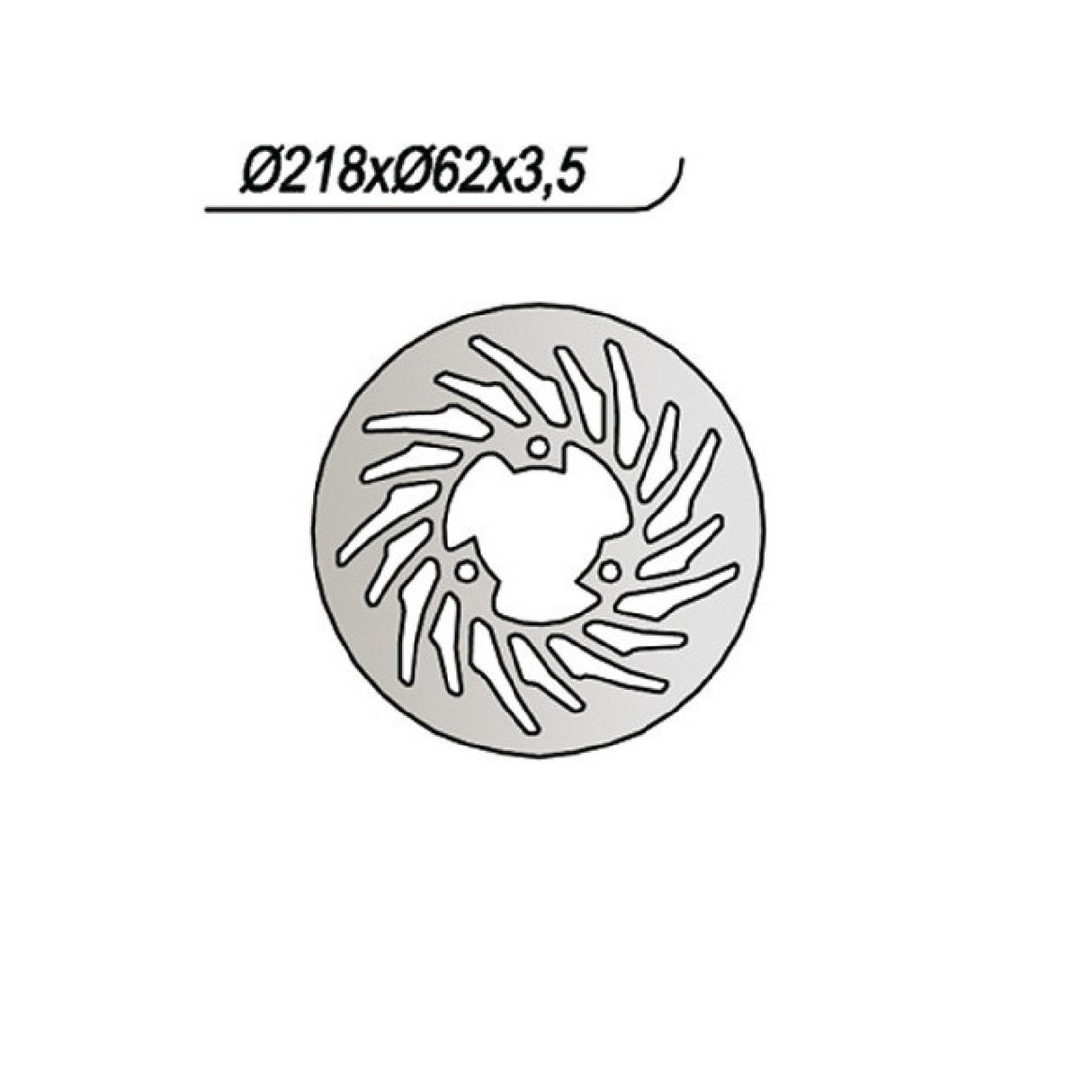 NG 843 Brake Disc DERBI Senda R DRD PRO E2 (SA1A1A) 50 CC 05/12