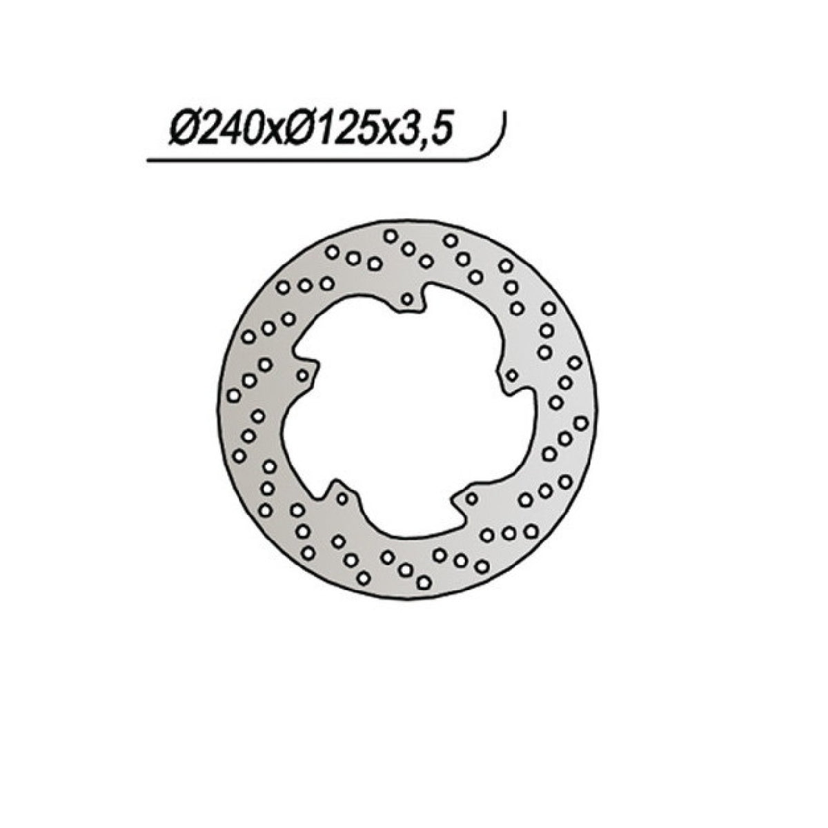 NG 864 Bremsscheibe DERBI GP1 E2 / Niedrige Sitzbank E3 125 cm³ 05/06