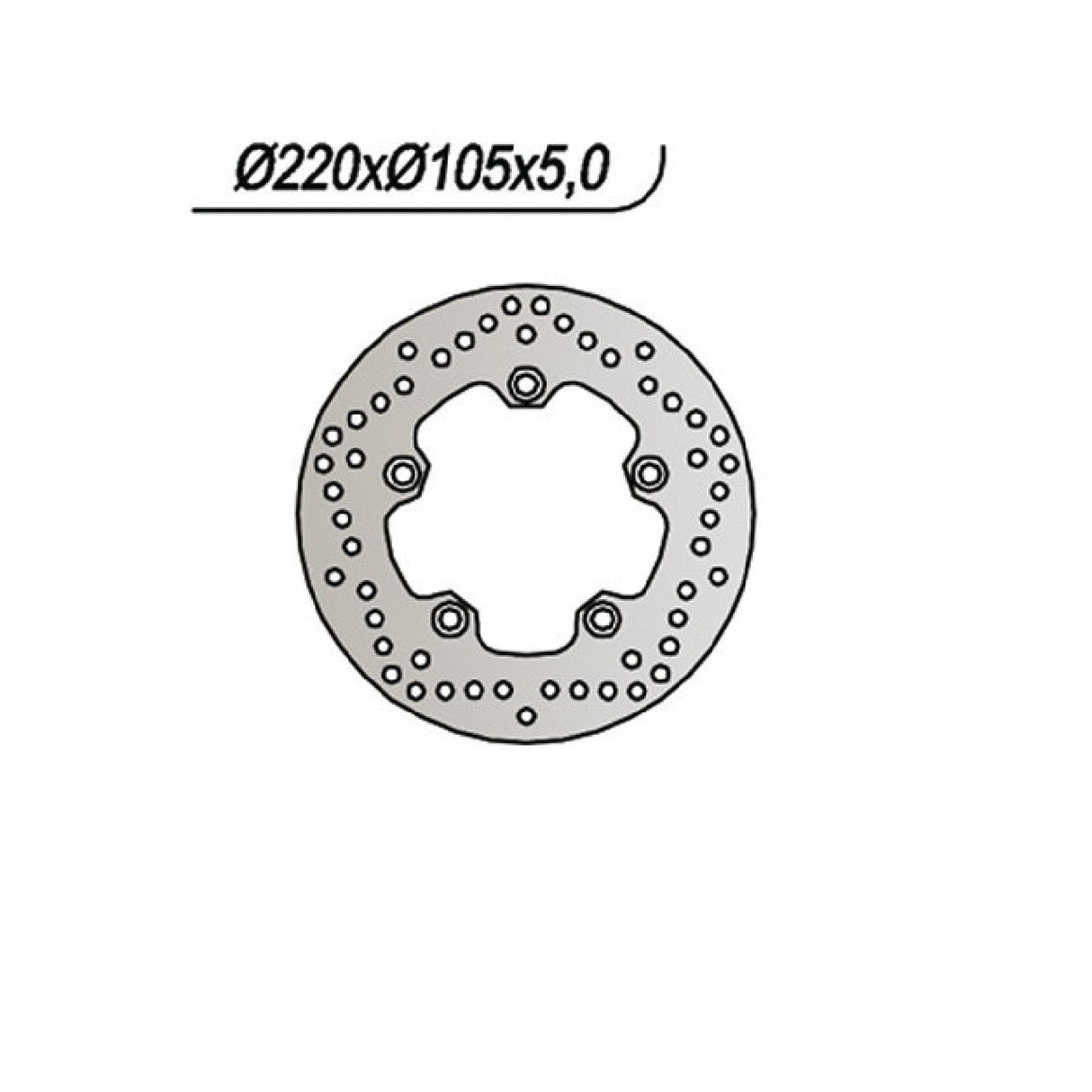 Disco de freno NG 903 YAMAHA YZF R6 (RJ03/RJ05/RJ09) 600 CC 03/05
