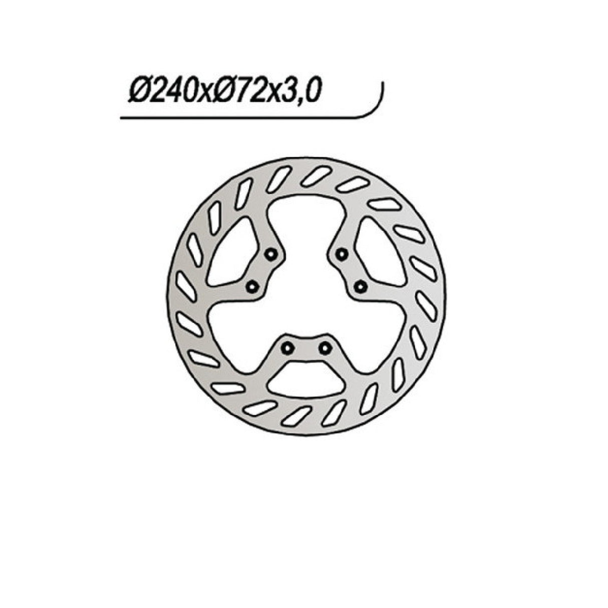 NG 907 Brake Disc BETAMOTOR RR T Enduro 50 CC 08/09