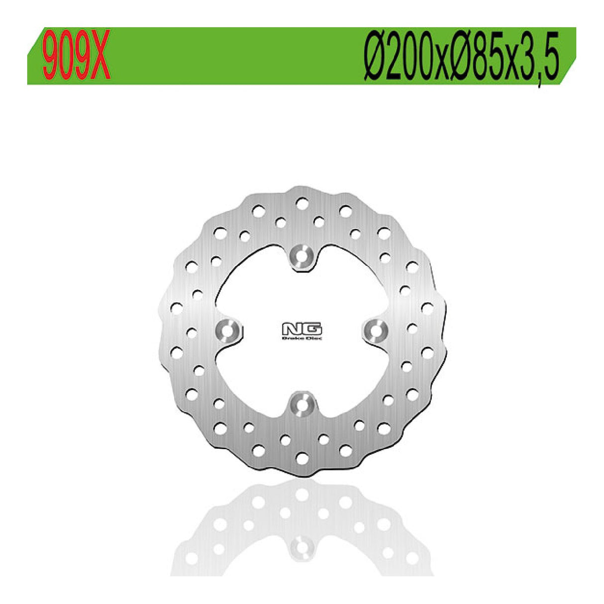 NG 909X Brake Disc SUZUKI RM RB 85 CC 05/16