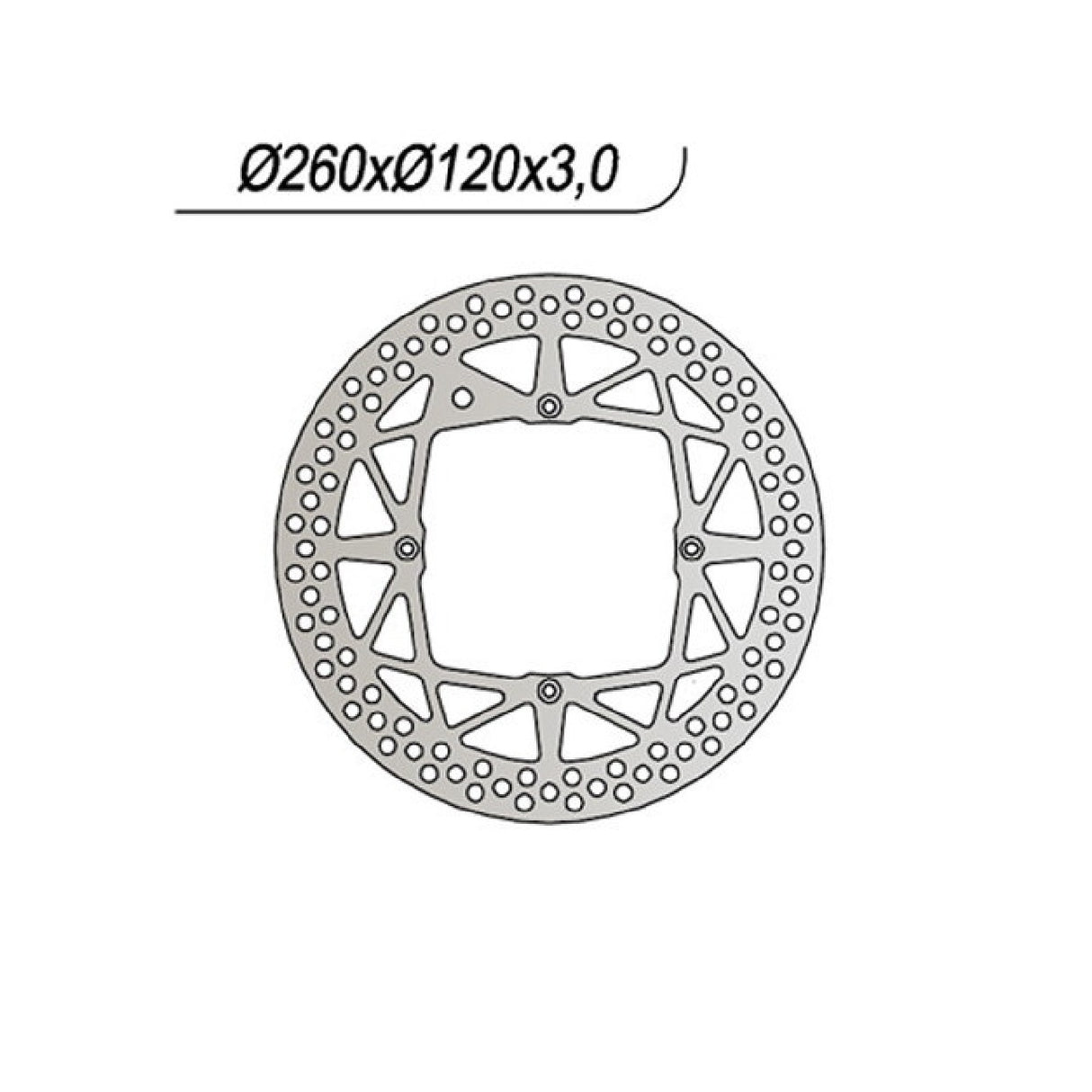 NG 910 Brake Disc HUSQVARNA CR 125 CC 00/13