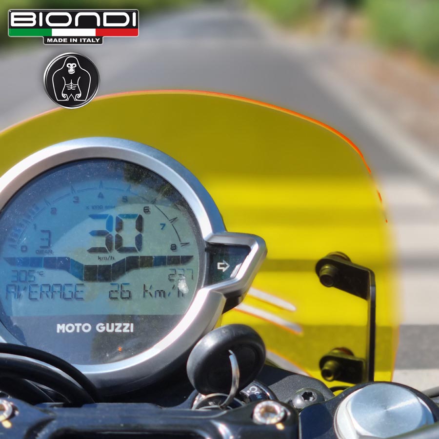 Biondi Cupolino Caffè Giallo Moto Guzzi V7 III/IV, V7 Sport, V9 Bobber - MPN 8010411