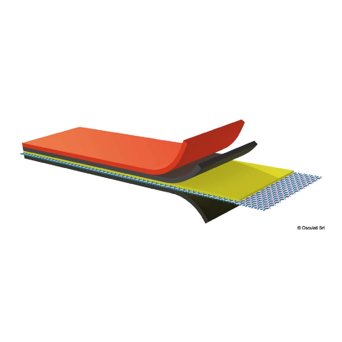 Osculati Orca R Neoprene Fabric Pennel & Flipo for RIB boat production and repair