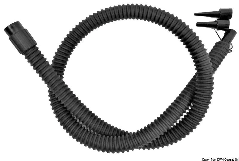 Scoprega 4m Schlauch für GE 22 RC Aufblasgerät + Anschlüsse