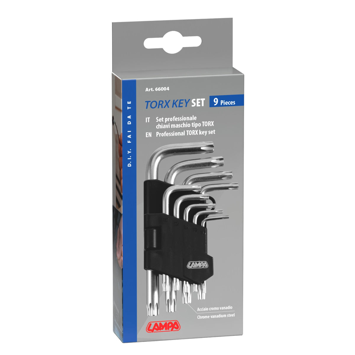 Lampa Set 9 chiavi Torx 66004